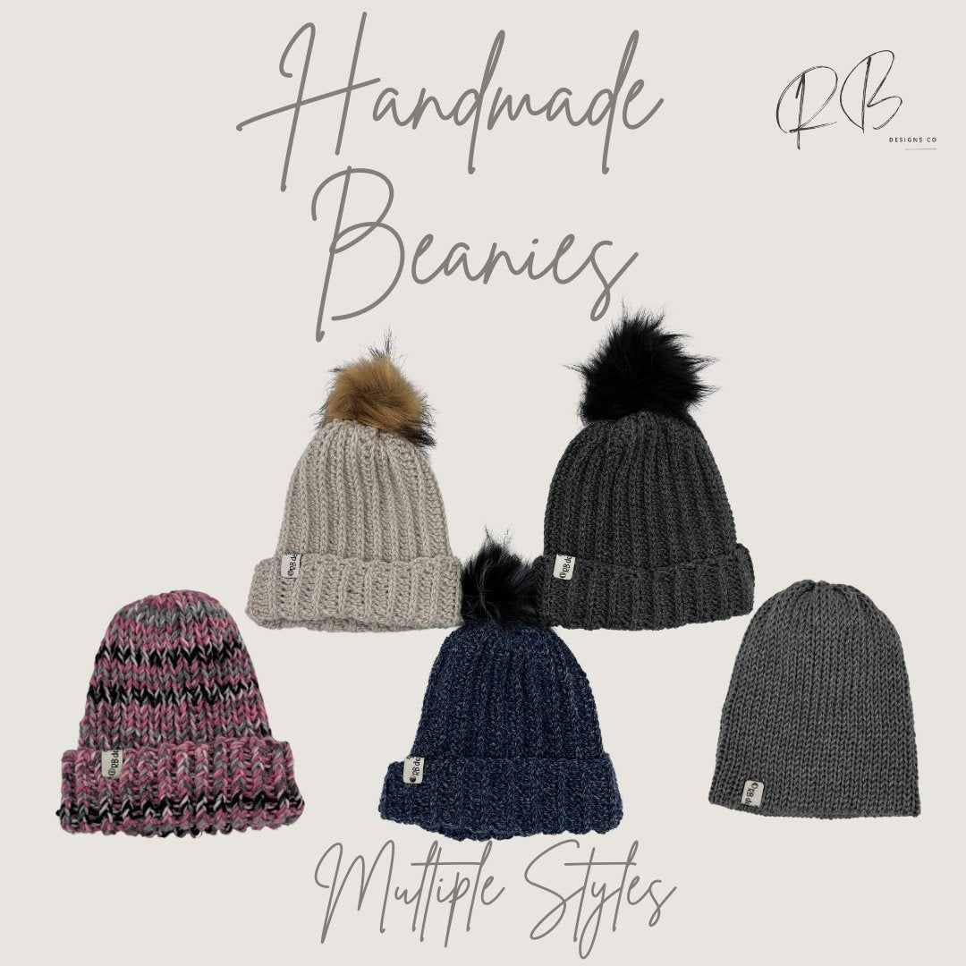 Knit and Crocheted Beanies