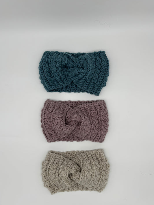 Ruiz Twisted Ear Warmers (6 Color Options)