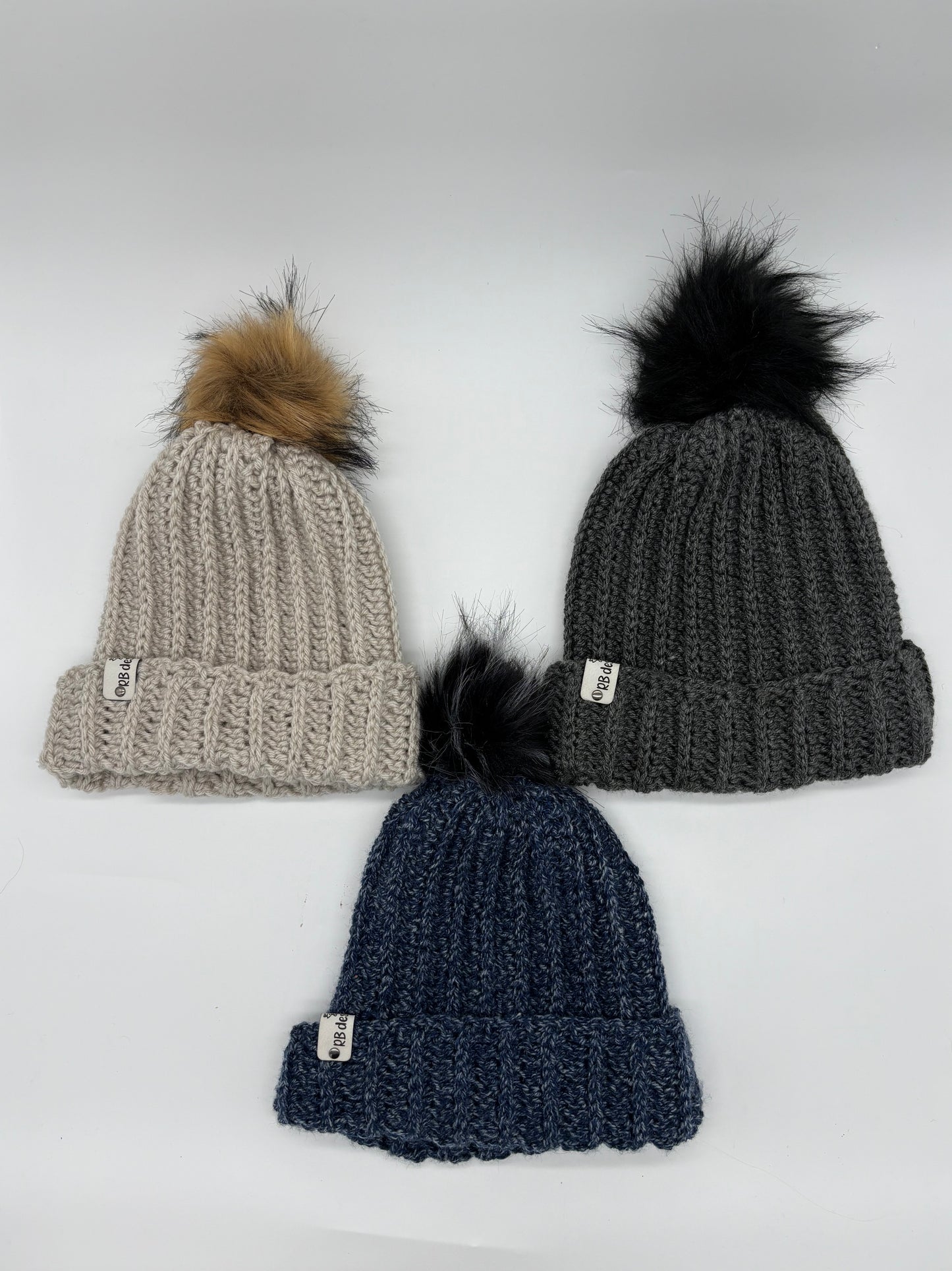 The Oliver Crochet Beanie (Multiple Styles and Colors)