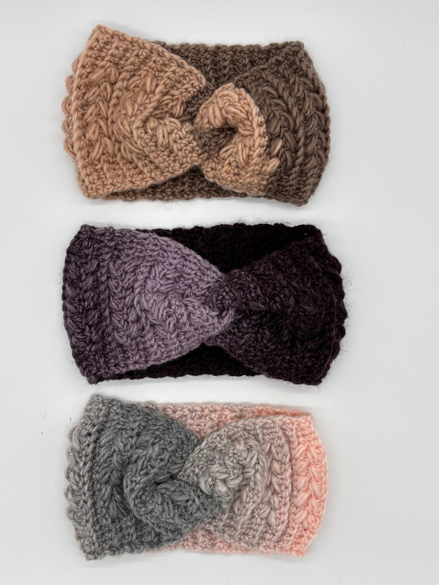 Ombre Twisted Ear warmers